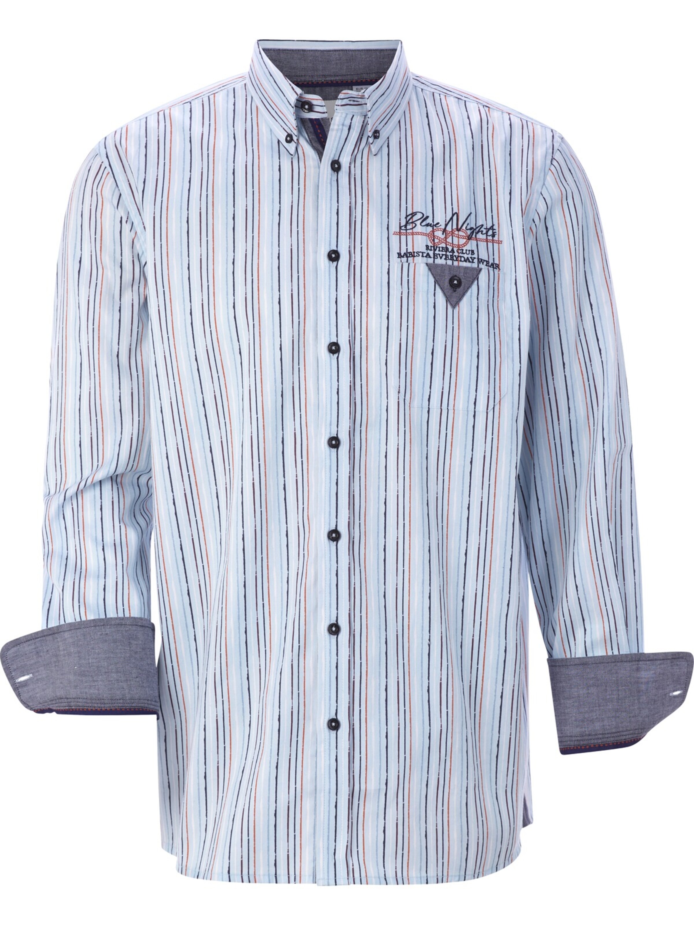 BABISTA Regular Fit Hemd 'Mern' in Blau: Vorderseite