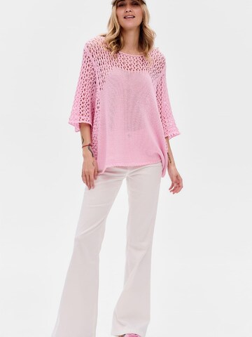 Blue Shadow Pullover‌‌‌ in Pink