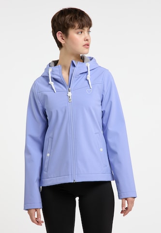 myMo ATHLSR Outdoorjas 'Alary' in Blauw: voorkant