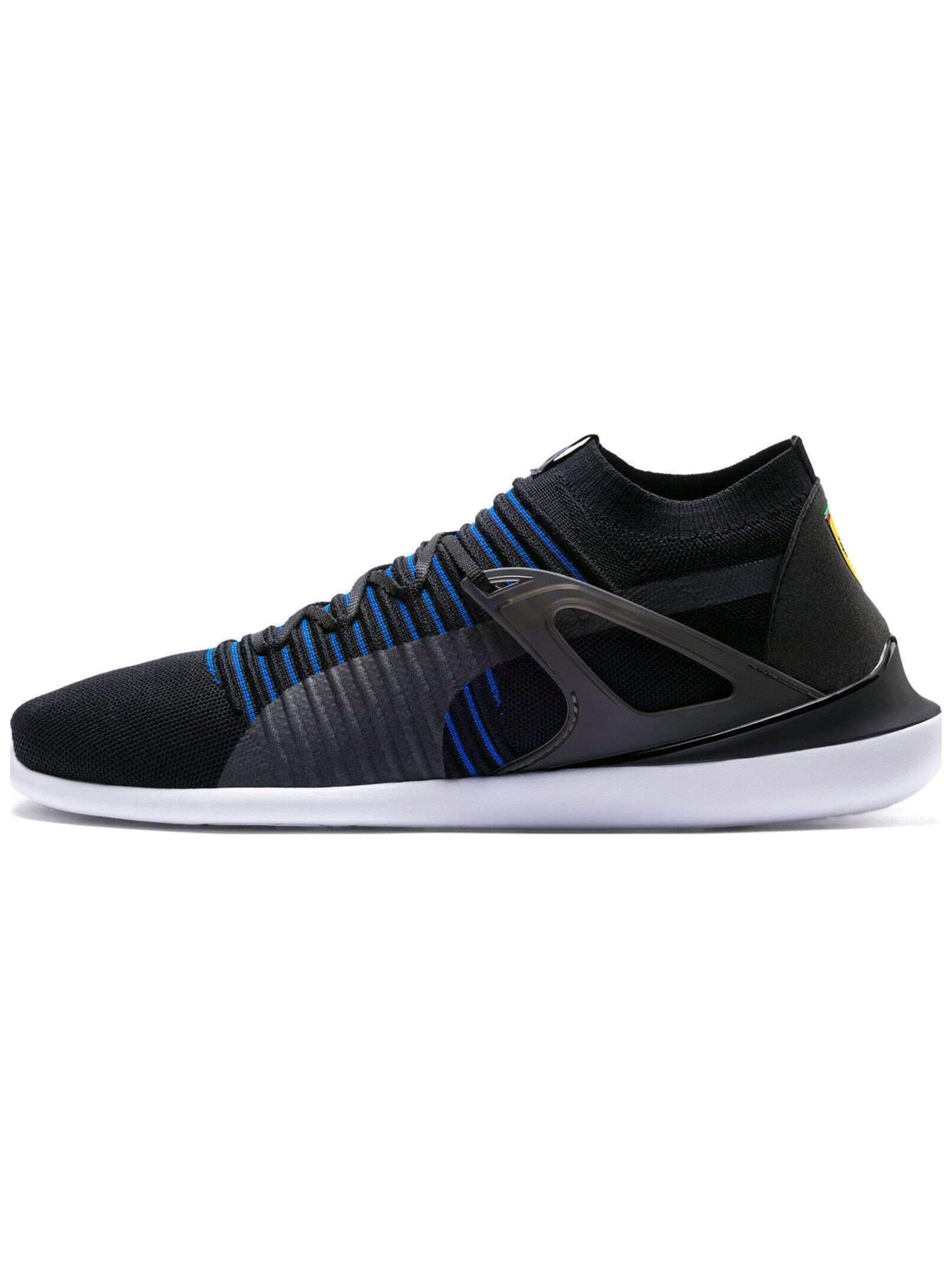 PUMA Sports shoe 'Scuderia Ferrari Evo Cat Ii Sock Lace' in Black: front