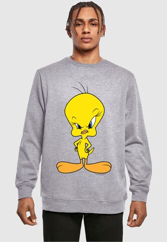 ABSOLUTE CULT Sweatshirt 'Looney Tunes - Angry Tweety' in Grau: Vorderseite