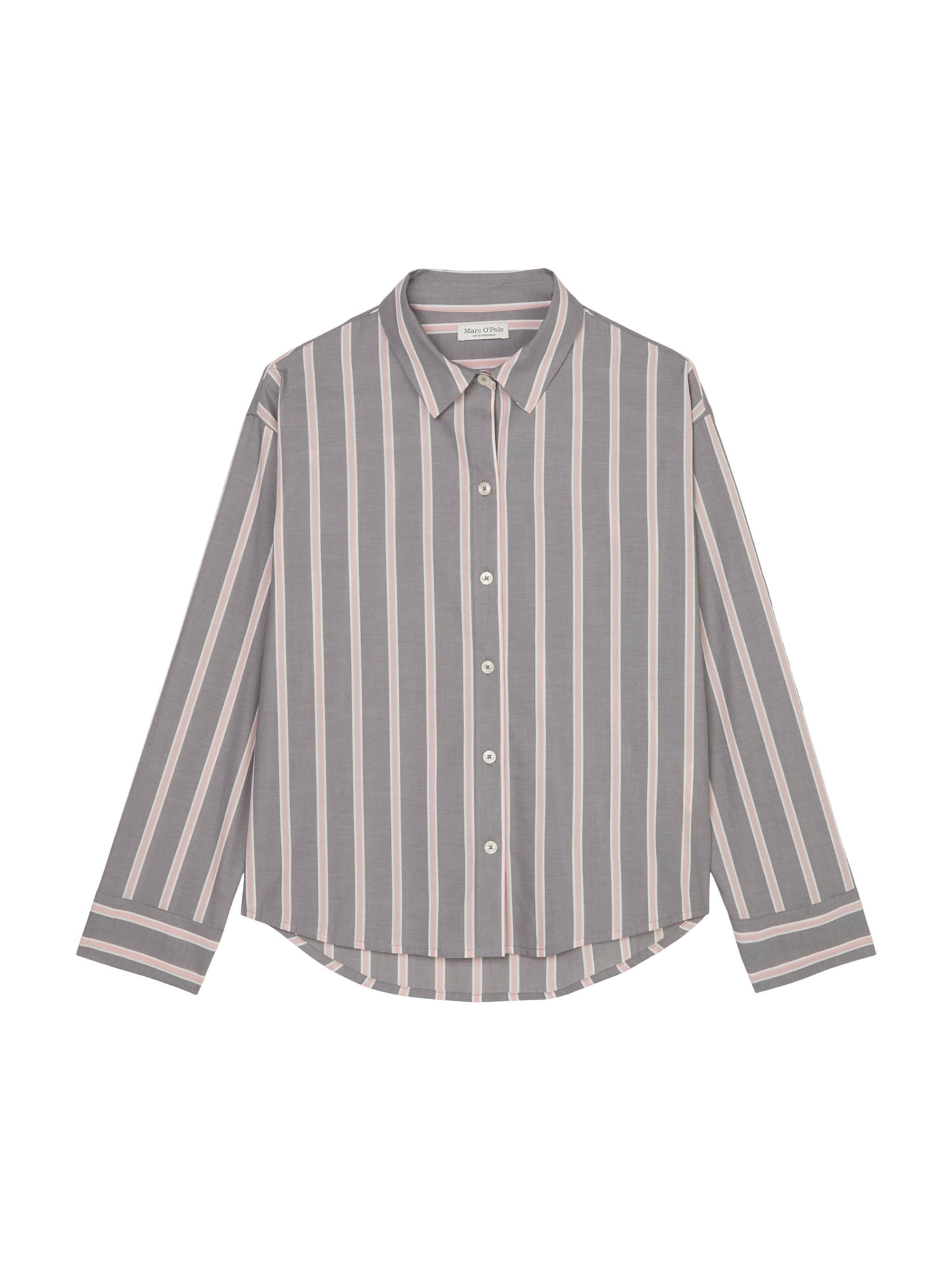 Marc O'Polo Pajama shirt 'Mix & Match' in Grey: front