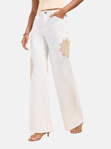 Friends Like These Jeans in Beige: front