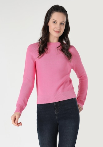 Colin's Trui in Roze: voorkant