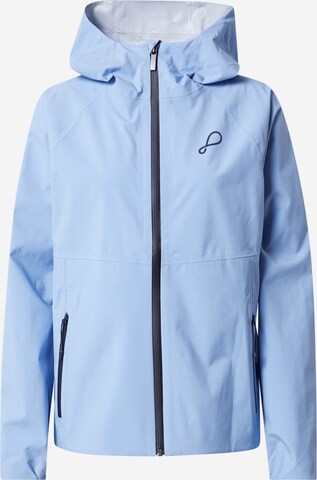 Veste outdoor PYUA en bleu : devant