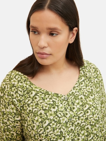 Tom Tailor Women + Blouse in Groen