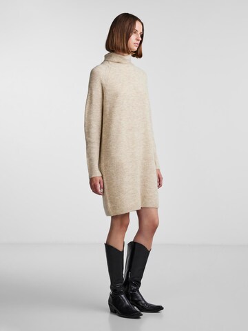 PIECES Knit dress 'Ellen' in Beige