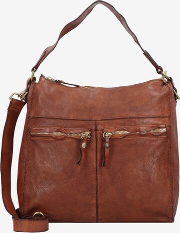 Campomaggi Shoulder Bag in Brown: front