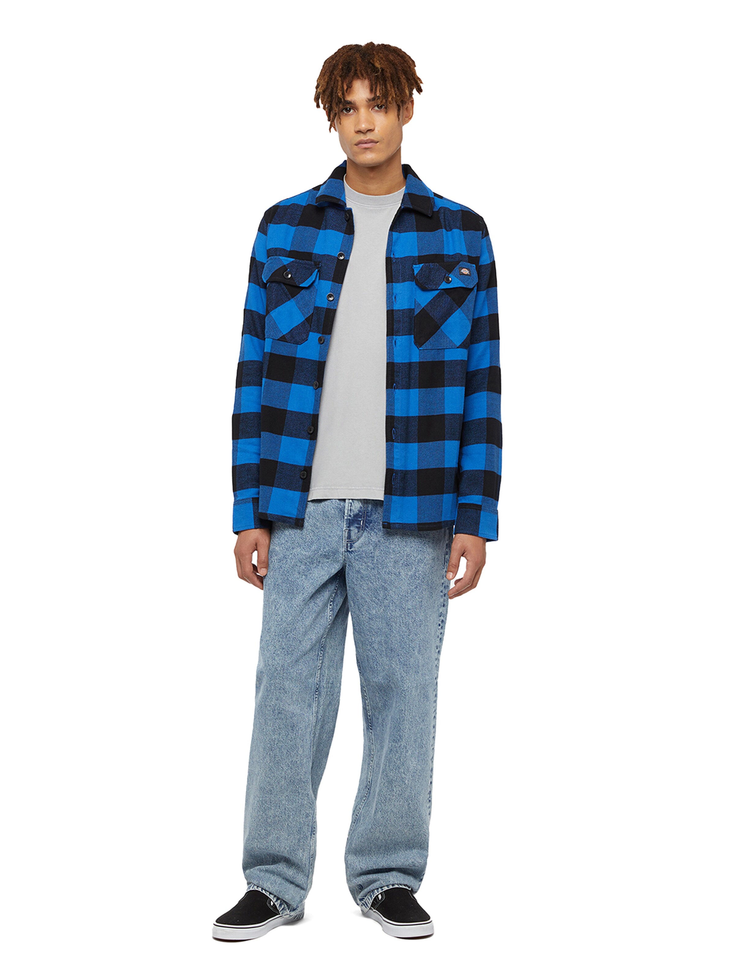 DICKIES Μπλουζάκι 'PLENTYWOOD' σε γκρι