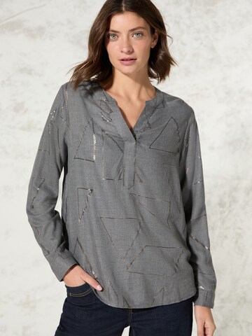 CECIL Bluse in Grau
