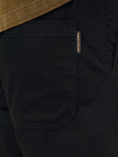 JACK & JONES Lærredsbukser 'JPSTBILL DREW' i 33/32 i sort, Produktvisning