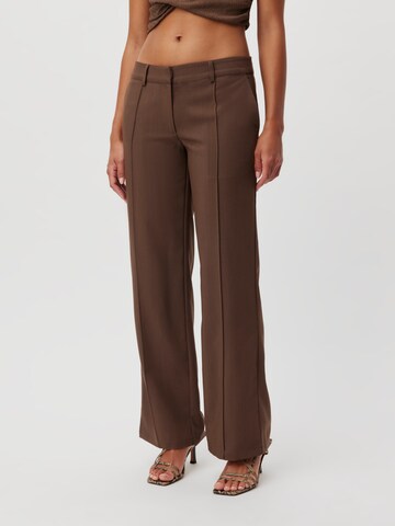 Wide Leg Pantalon 'Rebecca' LeGer by Lena Gercke en marron