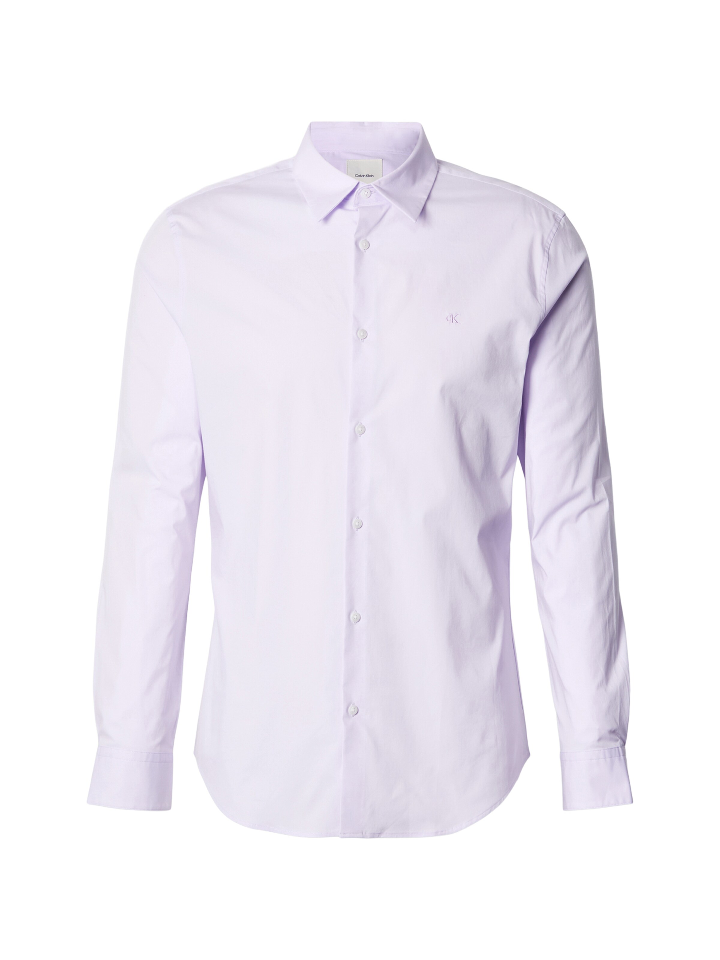 Calvin Klein Button Up Shirt in Purple: front
