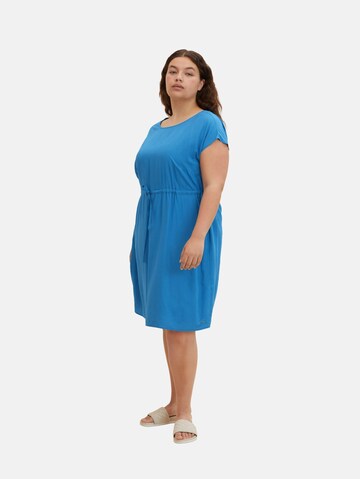 Tom Tailor Women + Dress in Blue: front