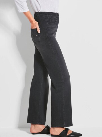Goldner Wide leg Jeans 'VERA' in Zwart
