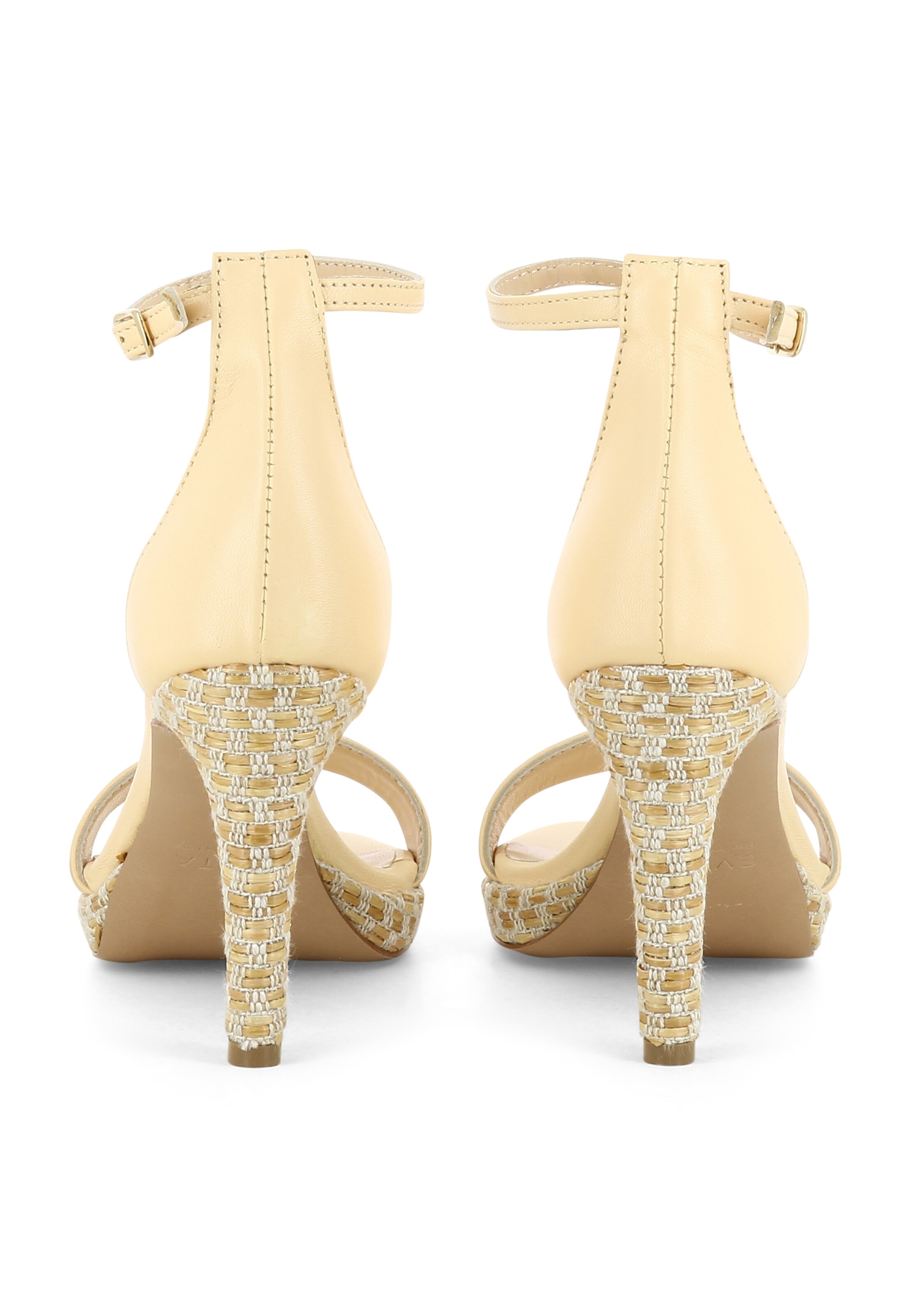 Sandales à lanières 'CANDIDA' EVITA en jaune
