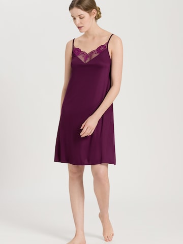 Hanro Negligee 'Lovis' in Purple