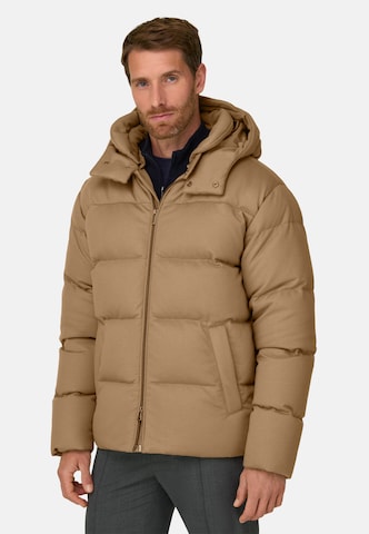 Boggi Milano Winter jacket in Beige: front