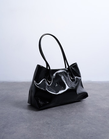 TOPSHOP Τσάντα ώμου 'TOBY' σε μαύρο