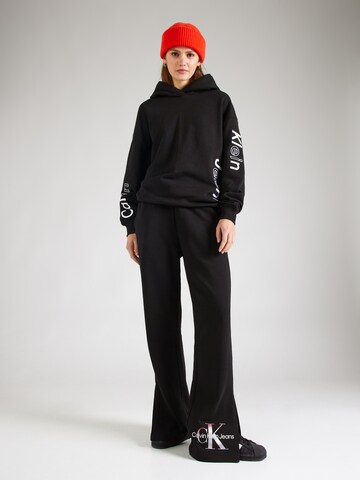 Calvin Klein Jeans Flared Nadrág - fekete