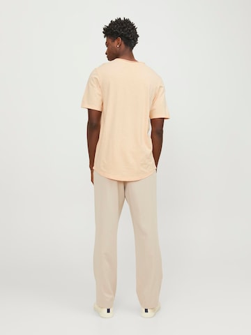 JACK & JONES Póló 'JJEBasher' - narancs