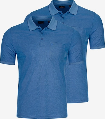 Ragman Shirt 'Basic' in Blue: front