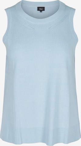 Zizzi Vest 'Ella' in Blue: front