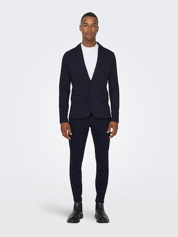 Only & Sons Regular Suit in Blue: front