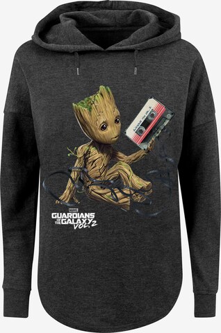 Felpa 'Marvel Guardians Of The Galaxy Vol2 Groot Tape' di F4NT4STIC in grigio: frontale