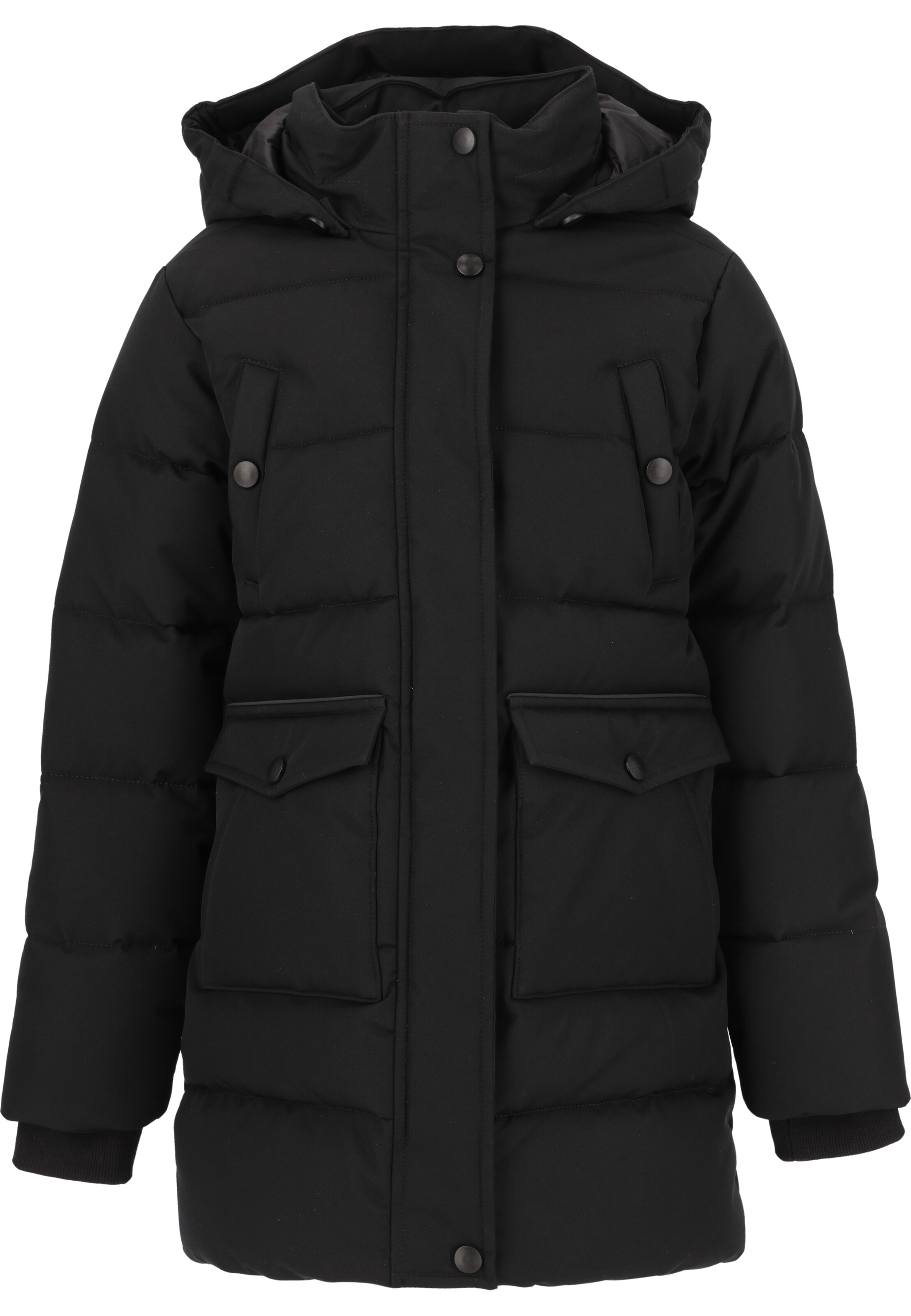 ZigZag Winterjacke 'Becky' in Schwarz: Vorderseite