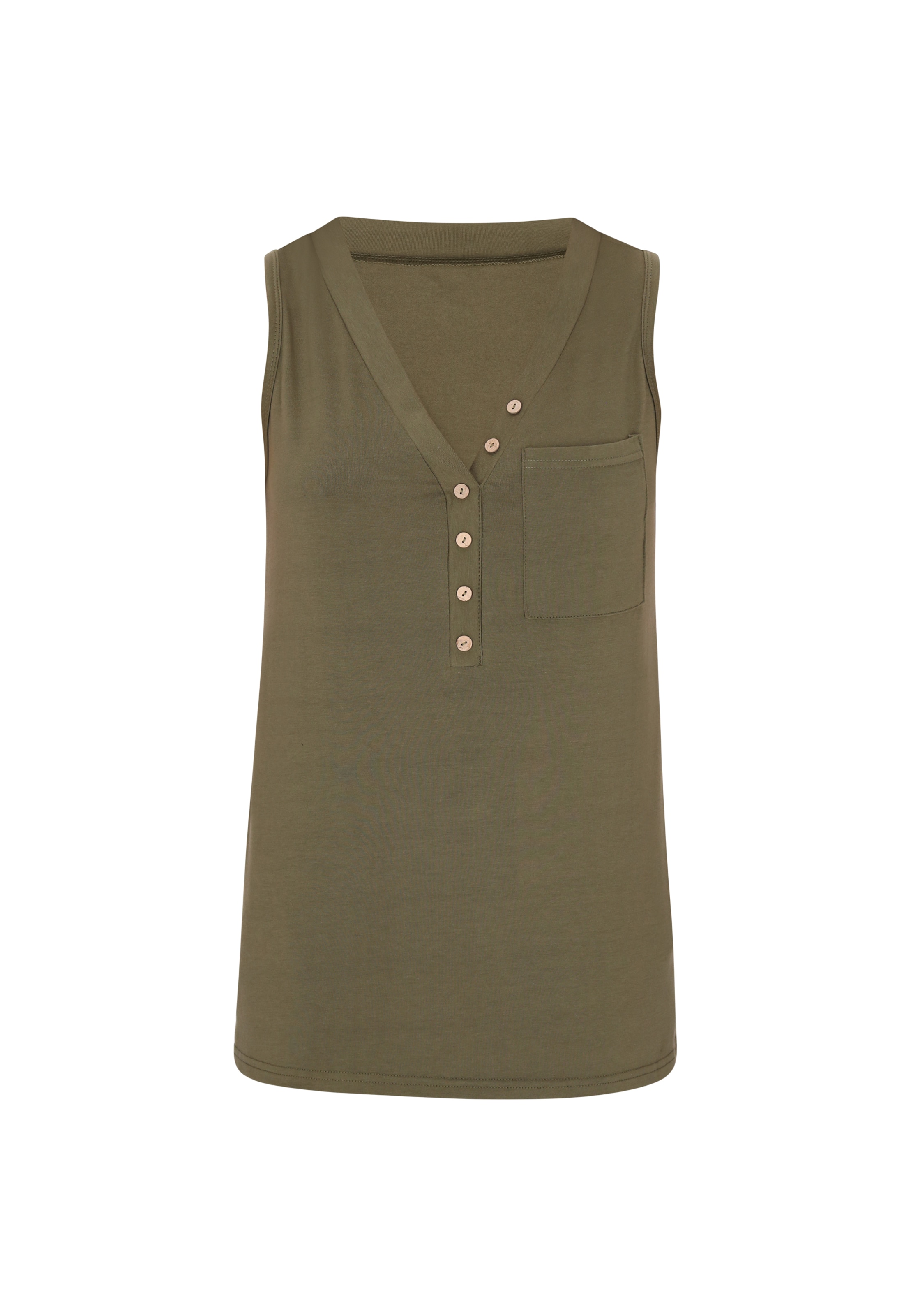 NAEMI - Top de malha 'Fashion Look' em verde: frente