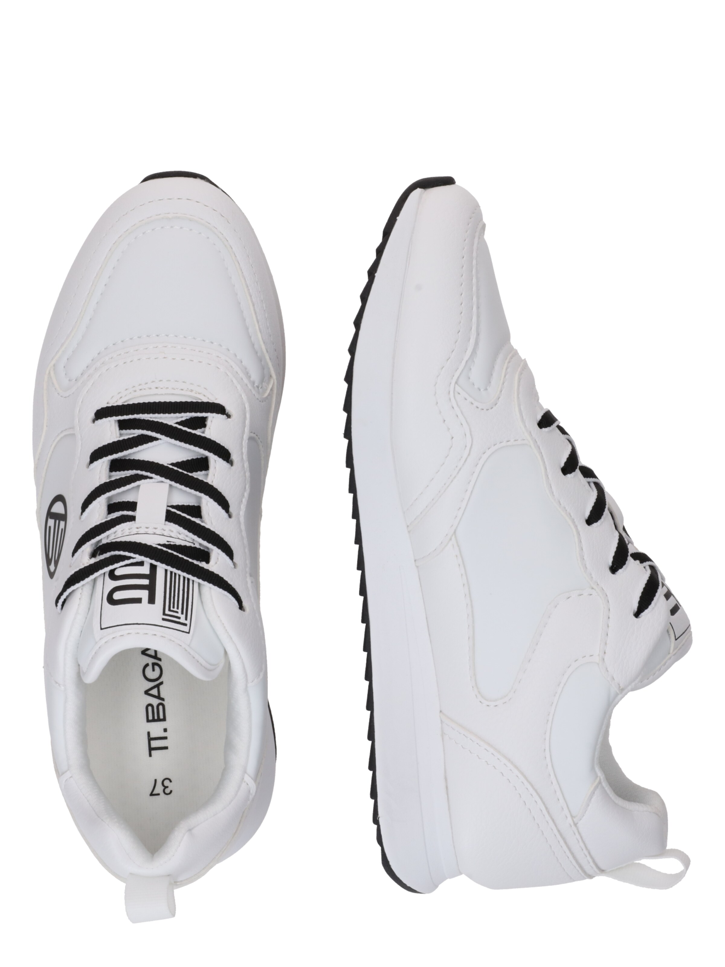 Baskets basses TT. BAGATT en blanc