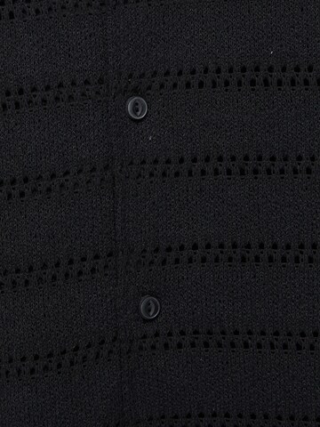 Pull&Bear Regular fit Button Up Shirt in Black