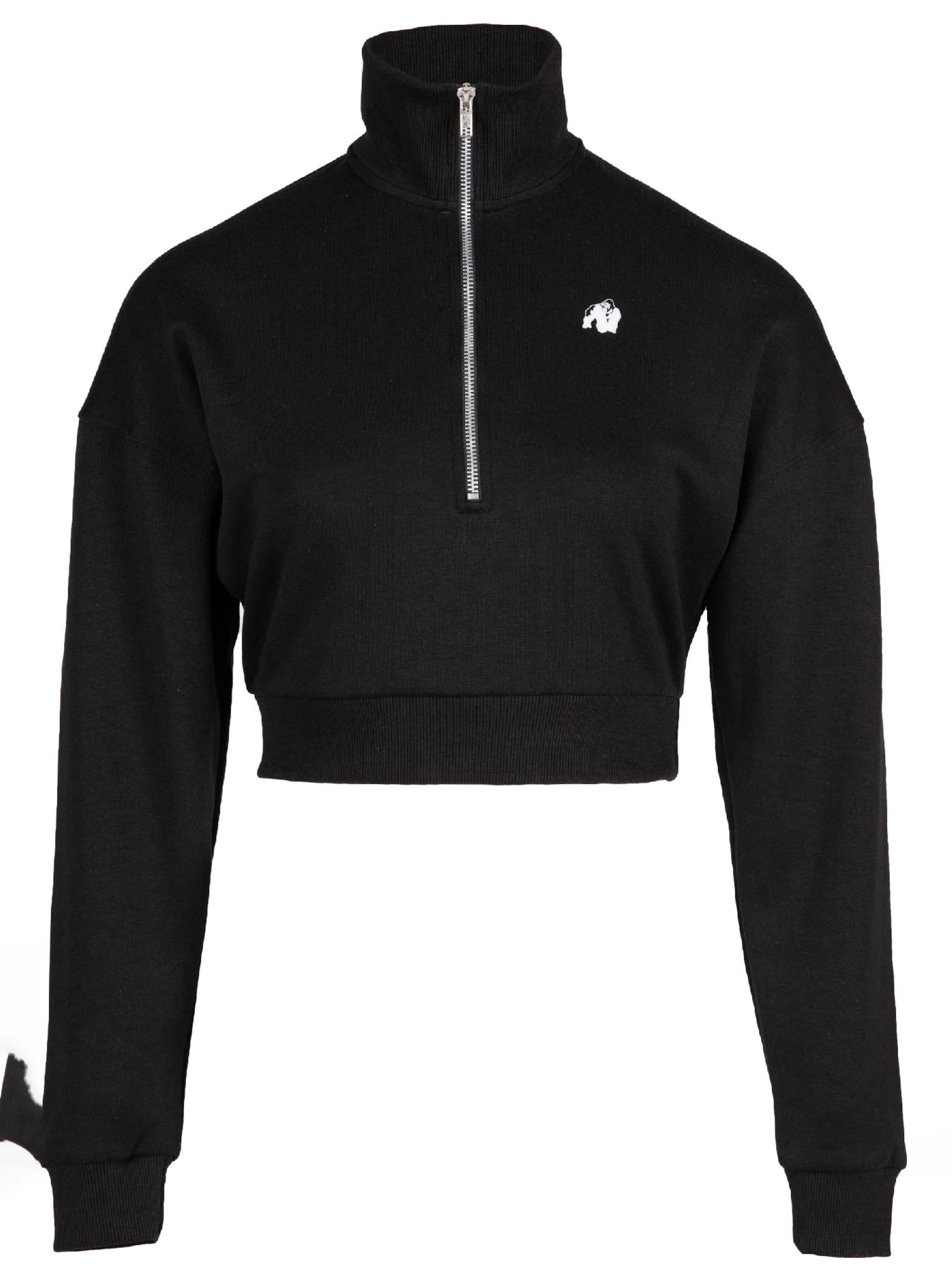 Felpa sportiva 'Ocala' di Gorilla Wear in nero: frontale