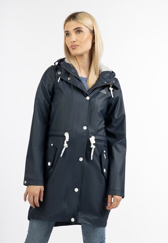 ICEBOUND Raincoat in Blue: front