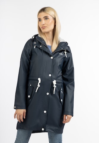 ICEBOUND Raincoat in Blue: front