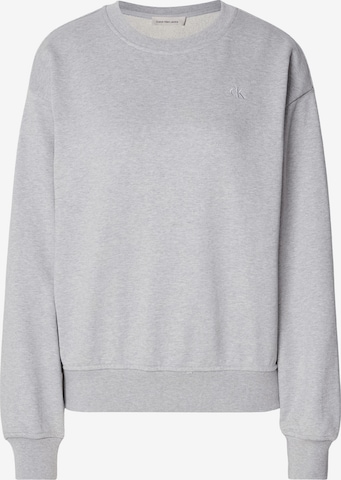 Calvin Klein Jeans Sweatshirt in Grey: front