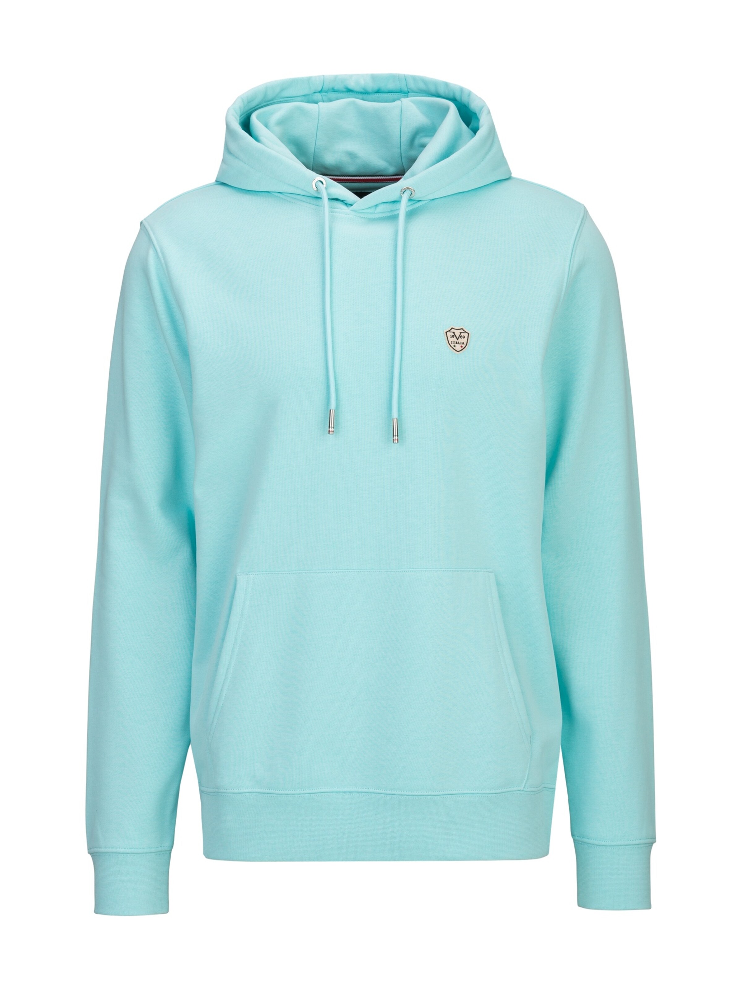 19V69 ITALIA Sweatshirt 'Matteo' in Groen: voorkant