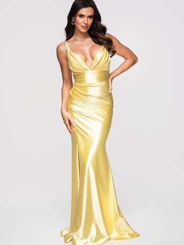 Ombre Abendkleid‌‌‌‌‌‌ in Gelb