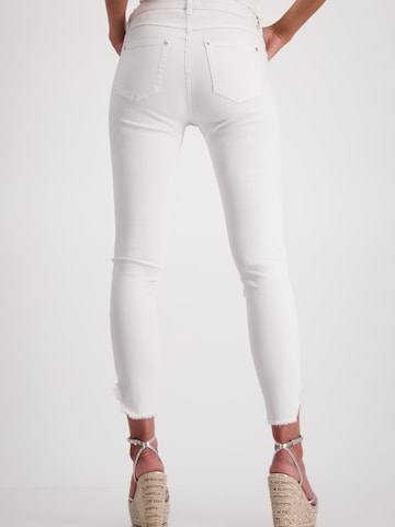 Skinny Jeans di monari in bianco
