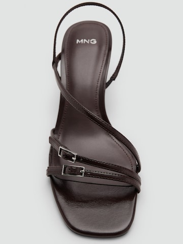 MANGO Sandale 'SAMBA' in Braun
