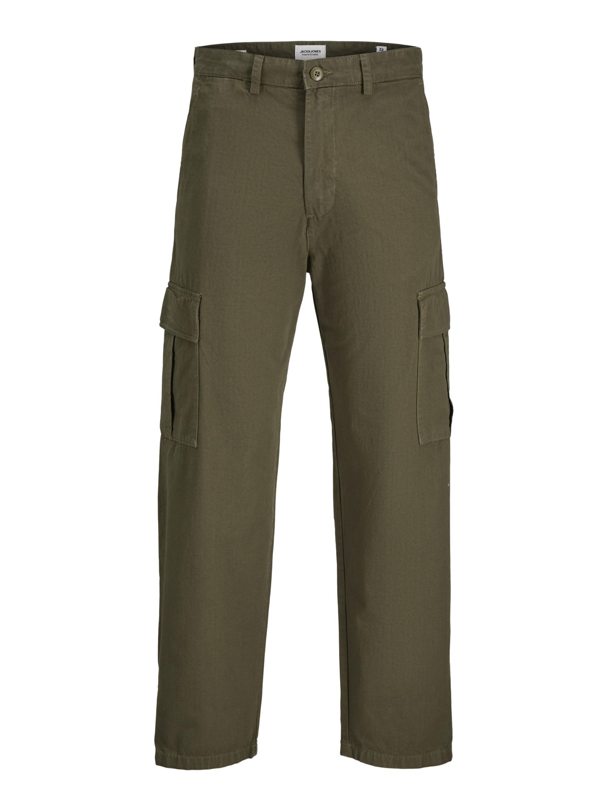 JACK & JONES Cargohose in Grün: Vorderseite