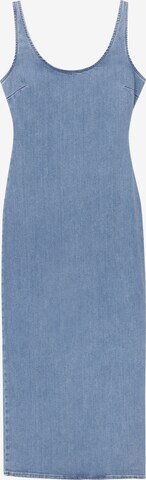 Pull&Bear Jurk in Blauw: voorkant