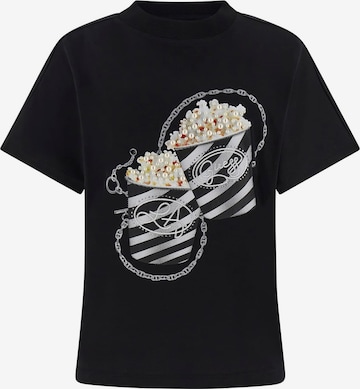 GUESS T-Shirt in Schwarz: Vorderseite