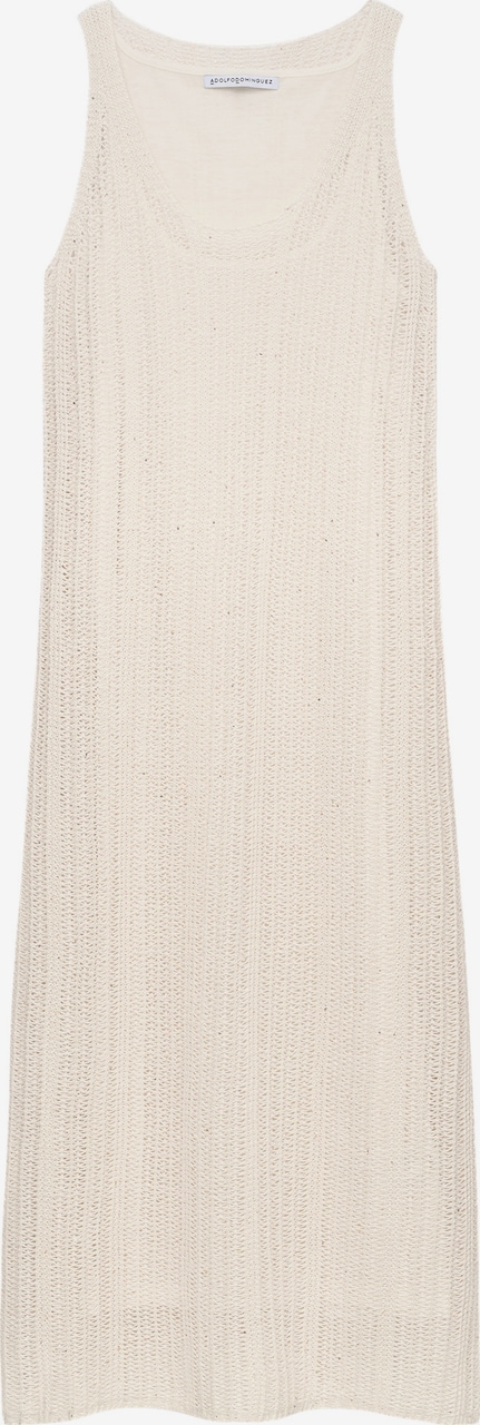 Rochie de la Adolfo Dominguez pe bej: față