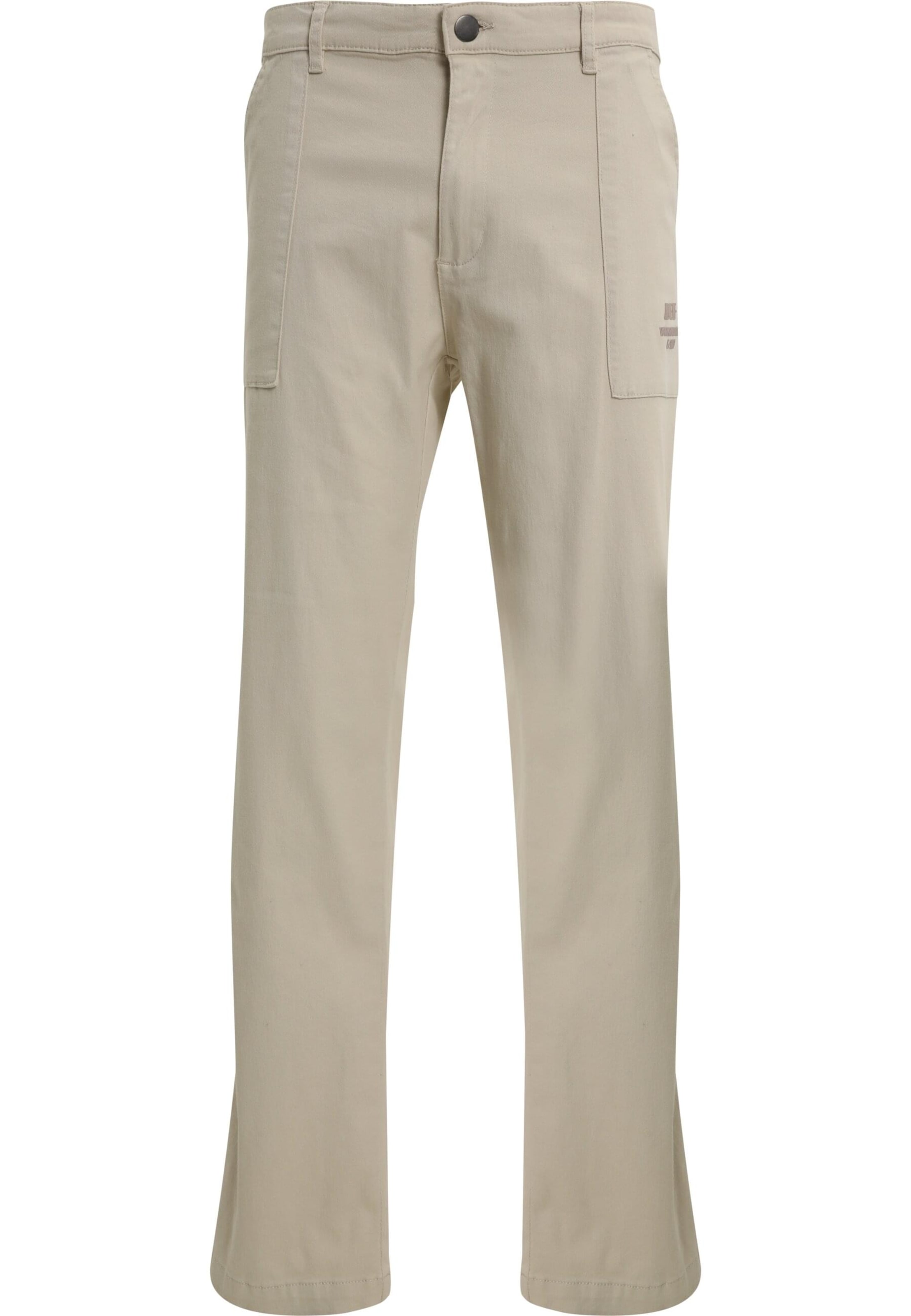 DEF Normální Chino kalhoty 'Kim' – béžová: přední strana