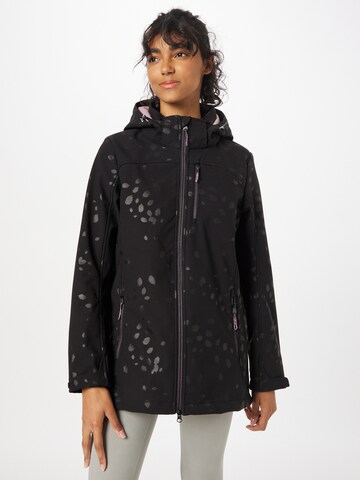 KILLTEC Outdoor Jacket in Black: front