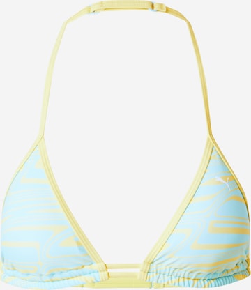 Top per bikini di PUMA in verde: frontale