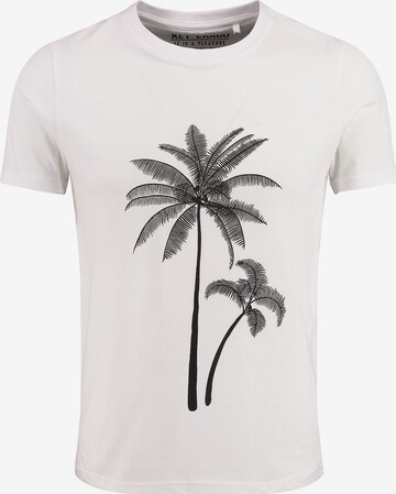 Key Largo Shirt 'MT OCEAN DRIVE' in Wit: voorkant