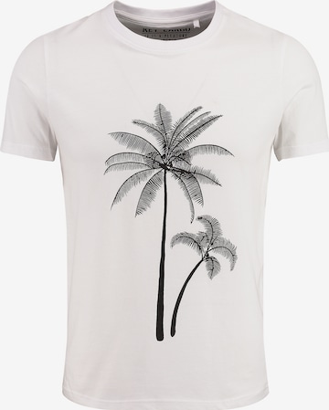 Key Largo T-shirt 'MT OCEAN DRIVE' i vit: framsida